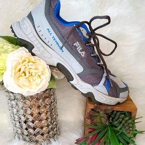 Fila AT  Men's All Terrain Csrk/blk/sfty Size 8